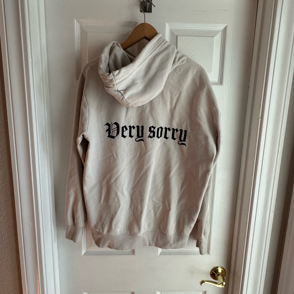 “Very Sorry” Off White Hoodie